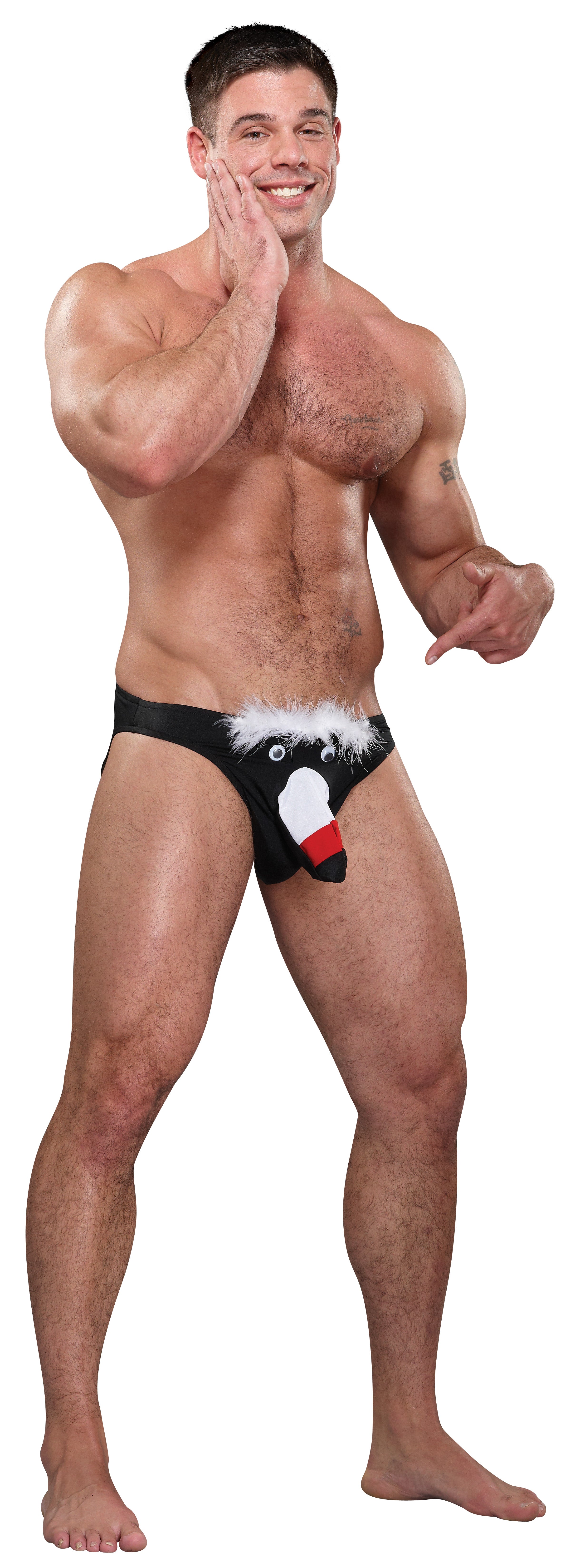 Toucan Bikini Novelty Underwear - Black