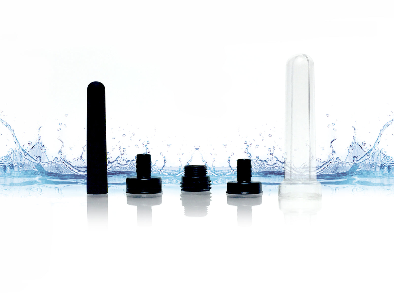 The Skwert 5 Pc Douche Kit Clamshell - Black