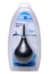 Thin Tip Silicone Enema Bulb - Black