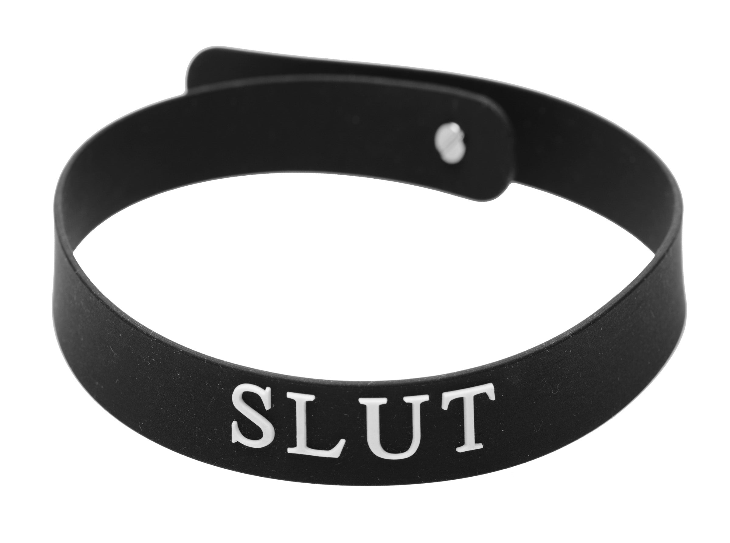 Slut Silicone Collar  - Black