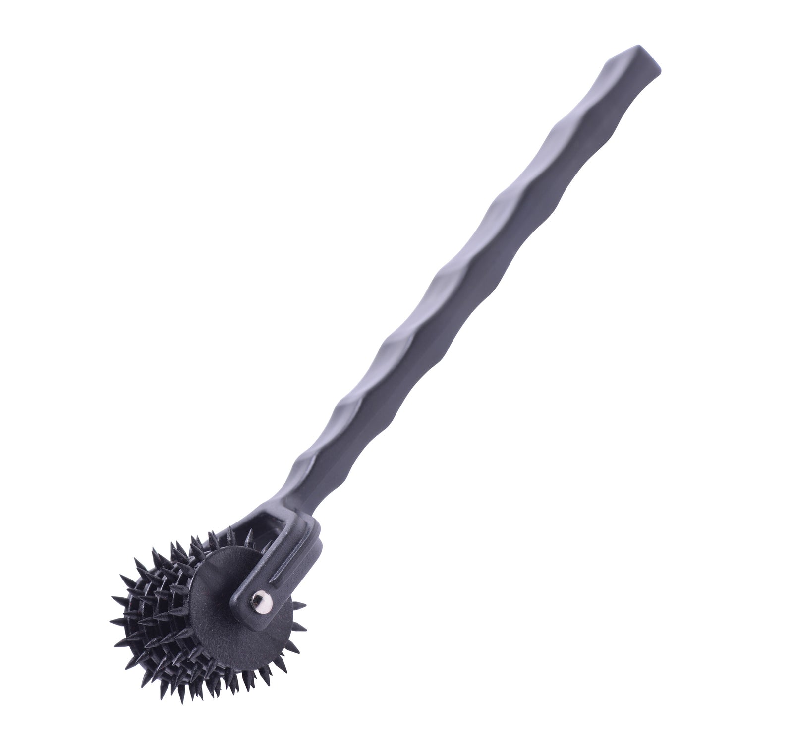 Spiked 5 Row Pinwheel - Black