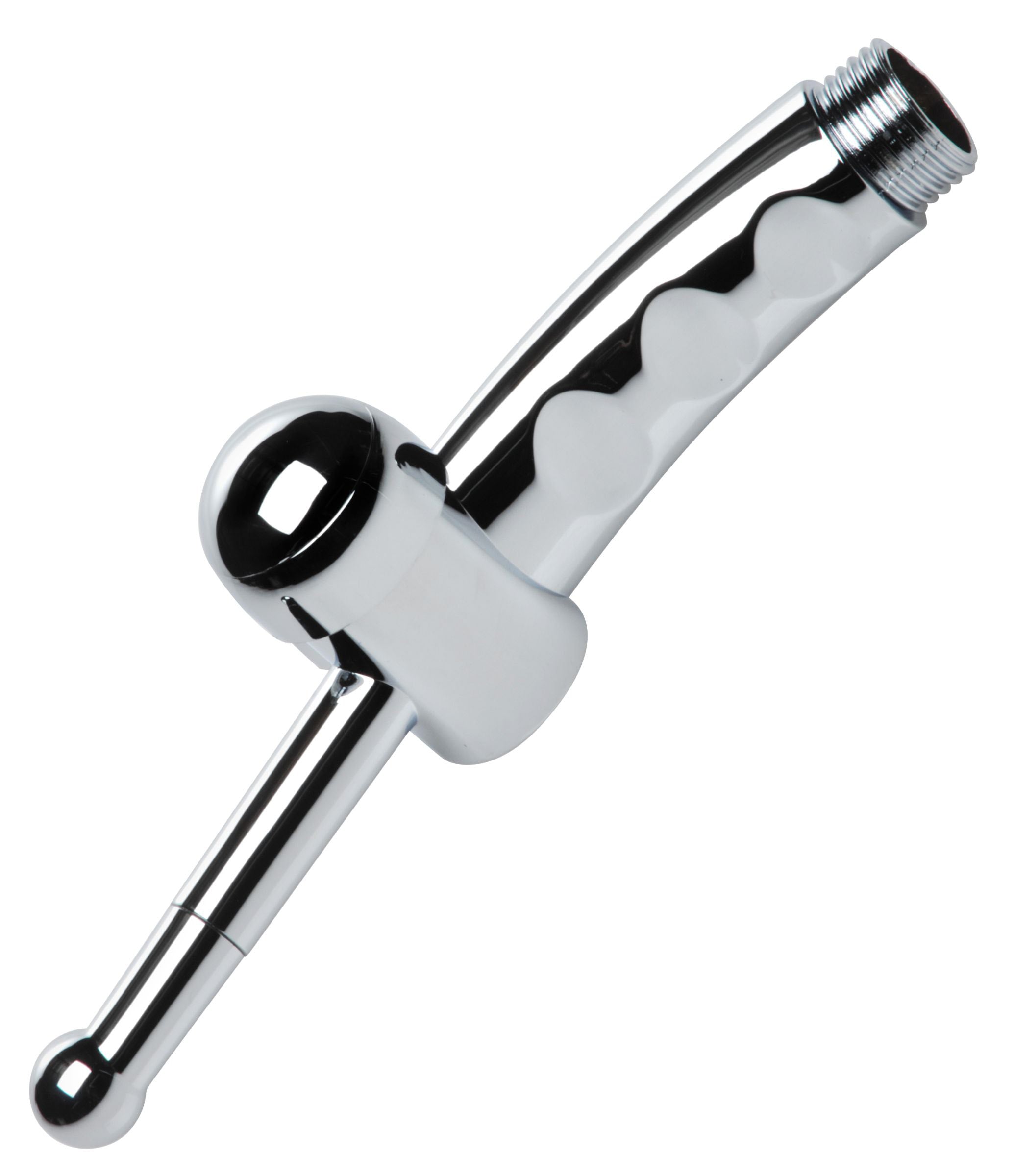 Shower Cleansing Nozzle with Flow Regulator - Grey