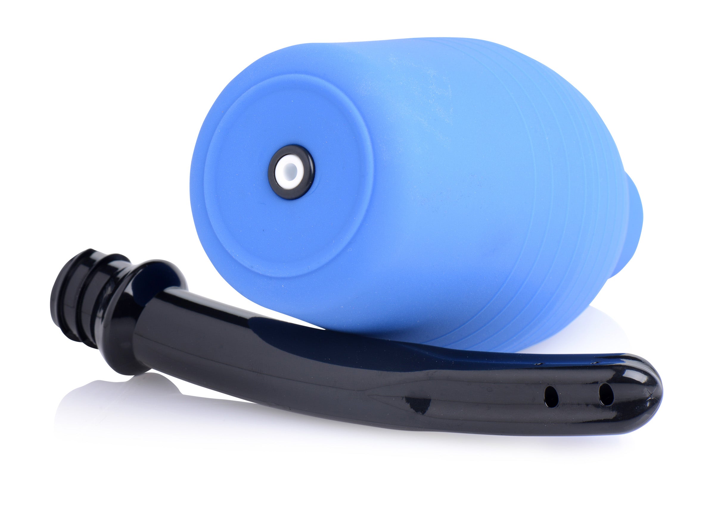 Premium One Way Valve Enema Bulb - Blue