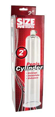 Penis Pumping Cylinder 2in - Clear