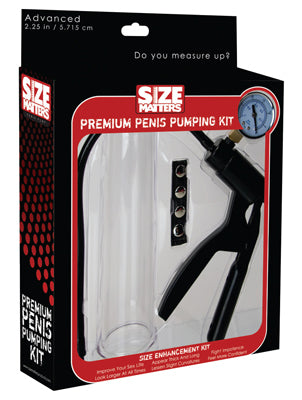 Premium Penis Pumping Kit (Intermediate Size) - Clear