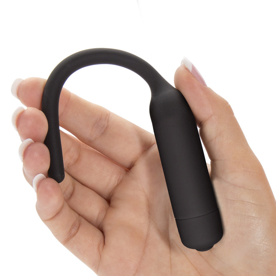 Silicone Vibrating Urethral Dilator - Silver