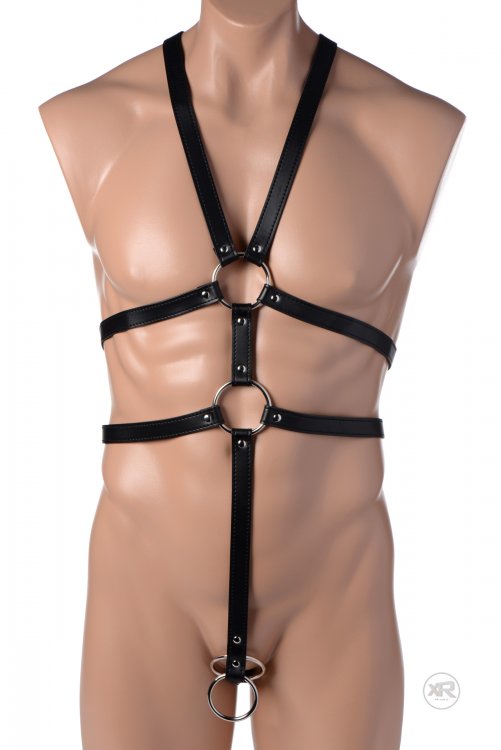 Male Full Body Harness - Black