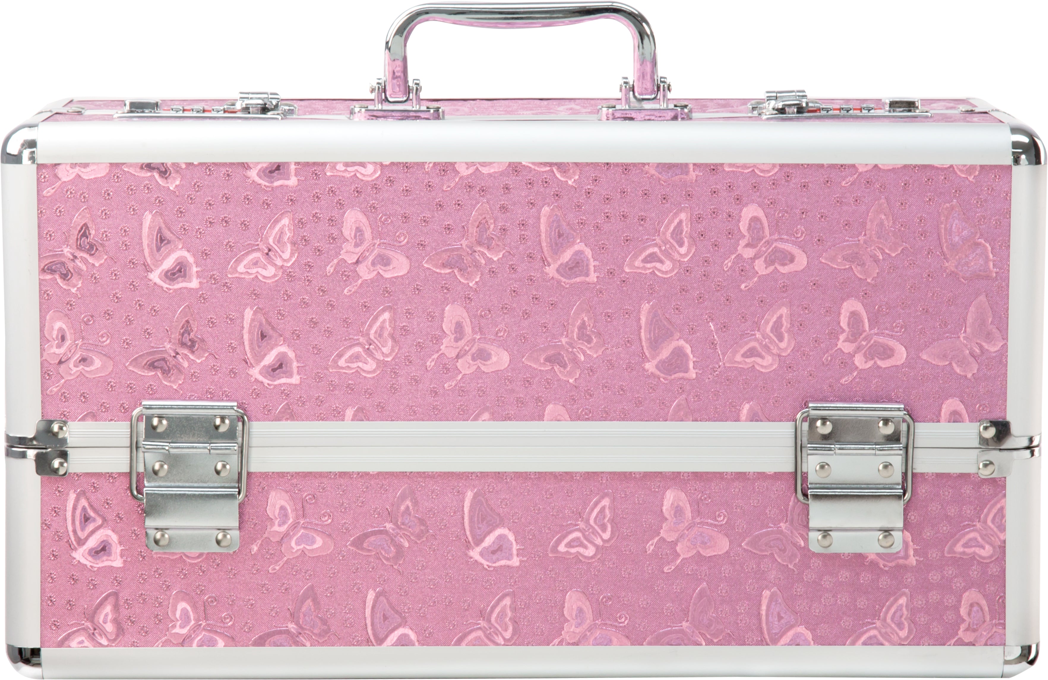 Lockable Large Vibrator Case Pink