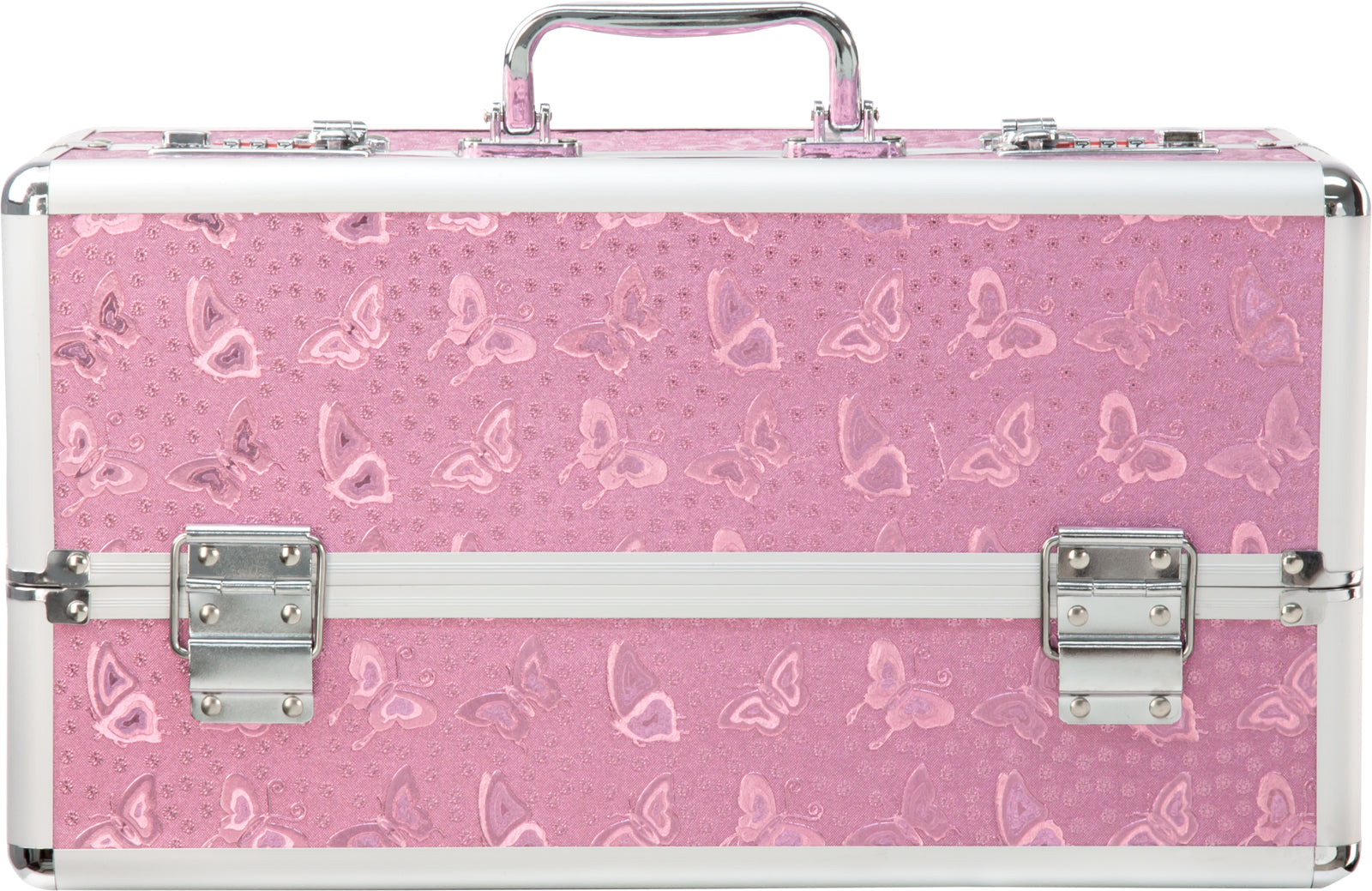 Lockable Large Vibrator Case Pink