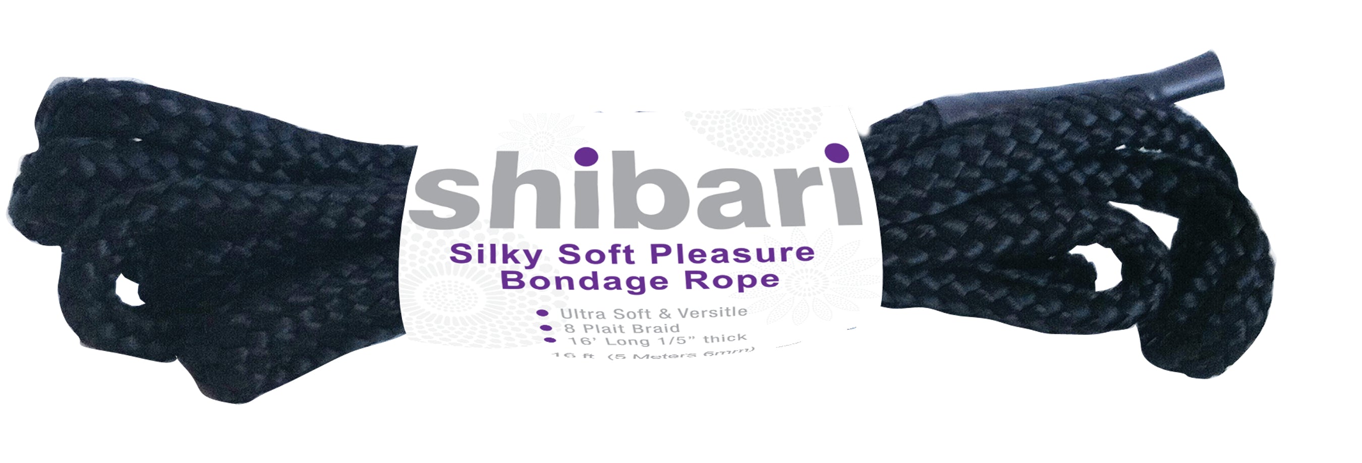 Shibari Rope Silky Soft Bondage 5m Black