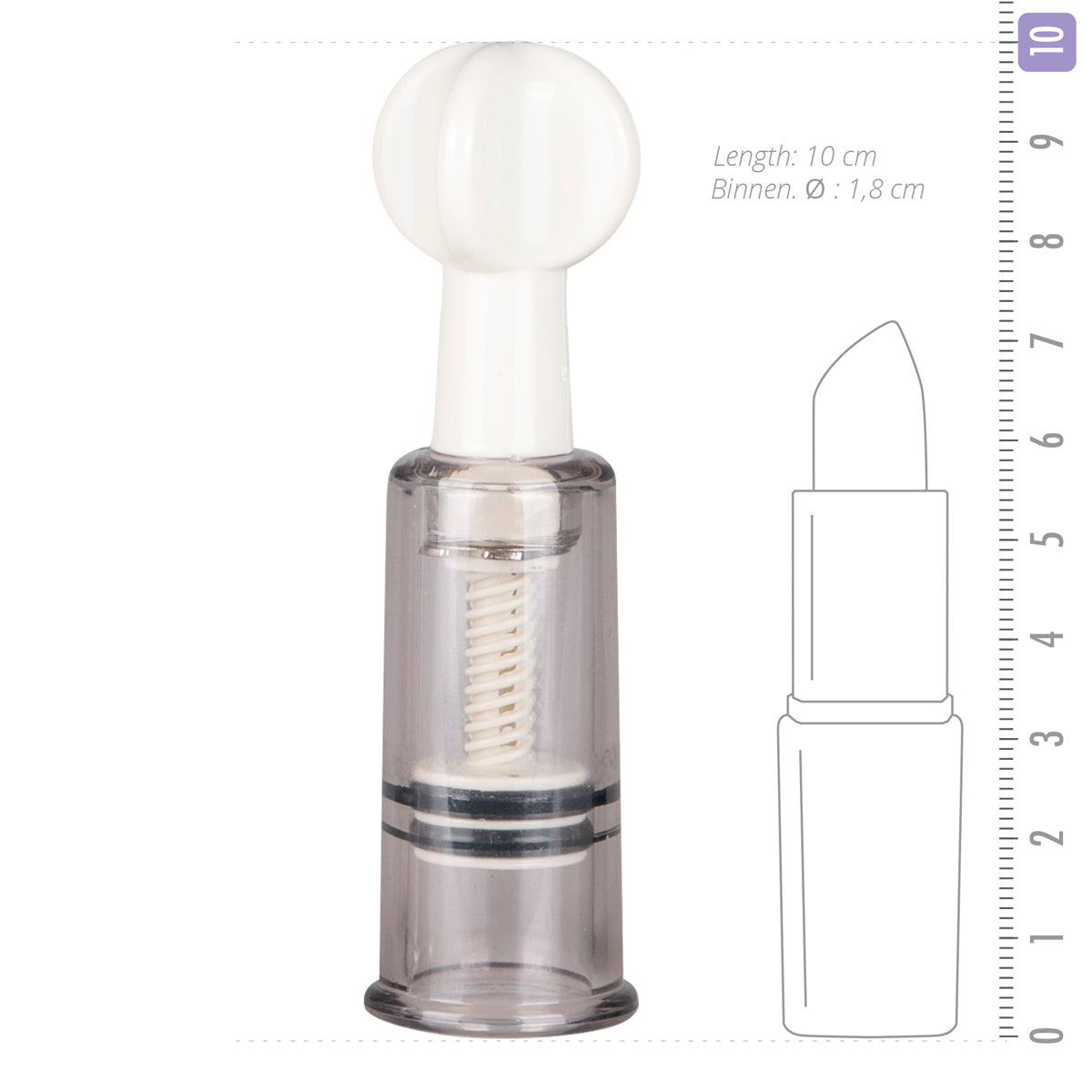 Nipple and Clit Suckers 3 Pc - Clear