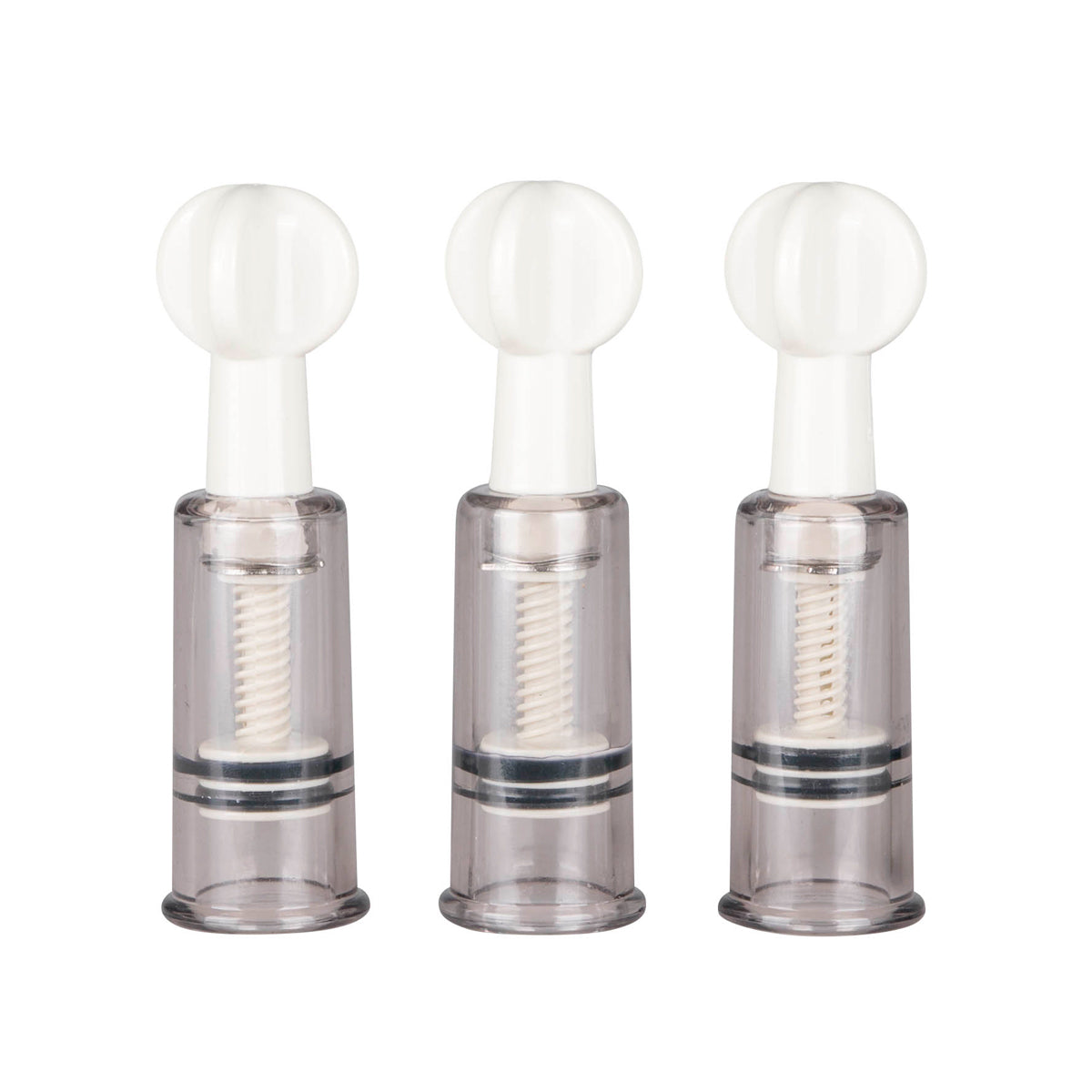 Nipple and Clit Suckers 3 Pc - Clear