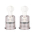 Nipple and Clit Suckers Medium 2 Pc - Clear