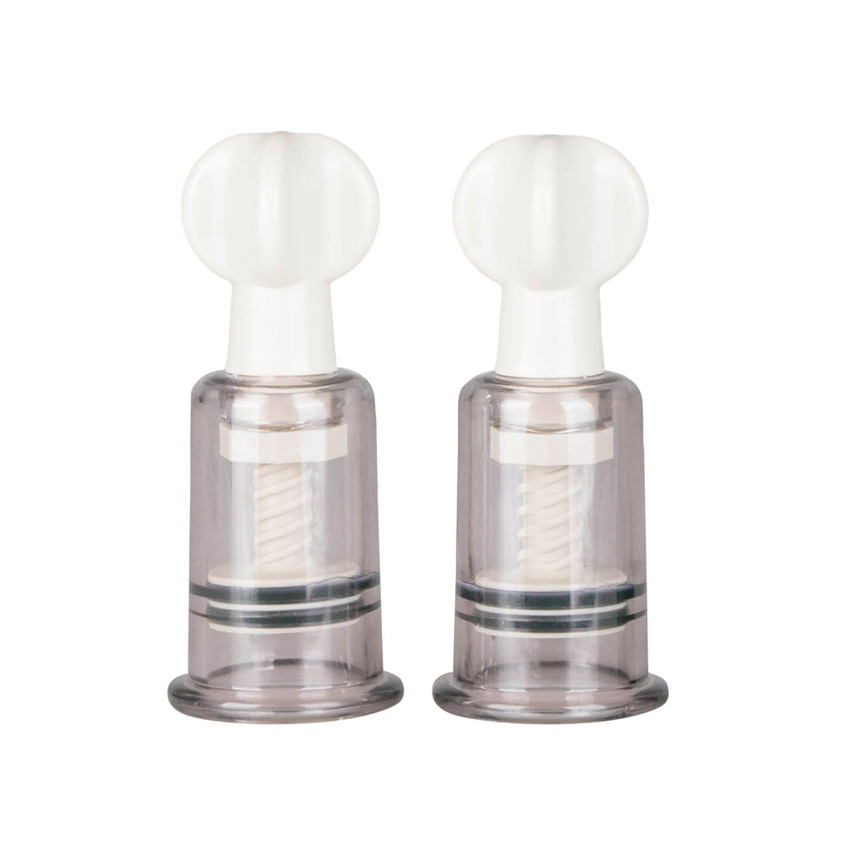 Nipple and Clit Suckers Medium 2 Pc - Clear