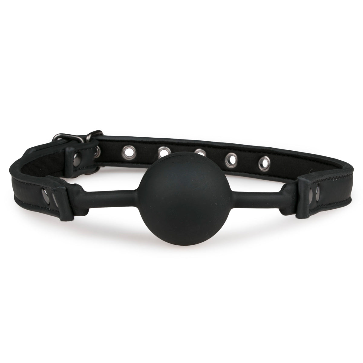 Ball Gag With Silicone Ball - Black