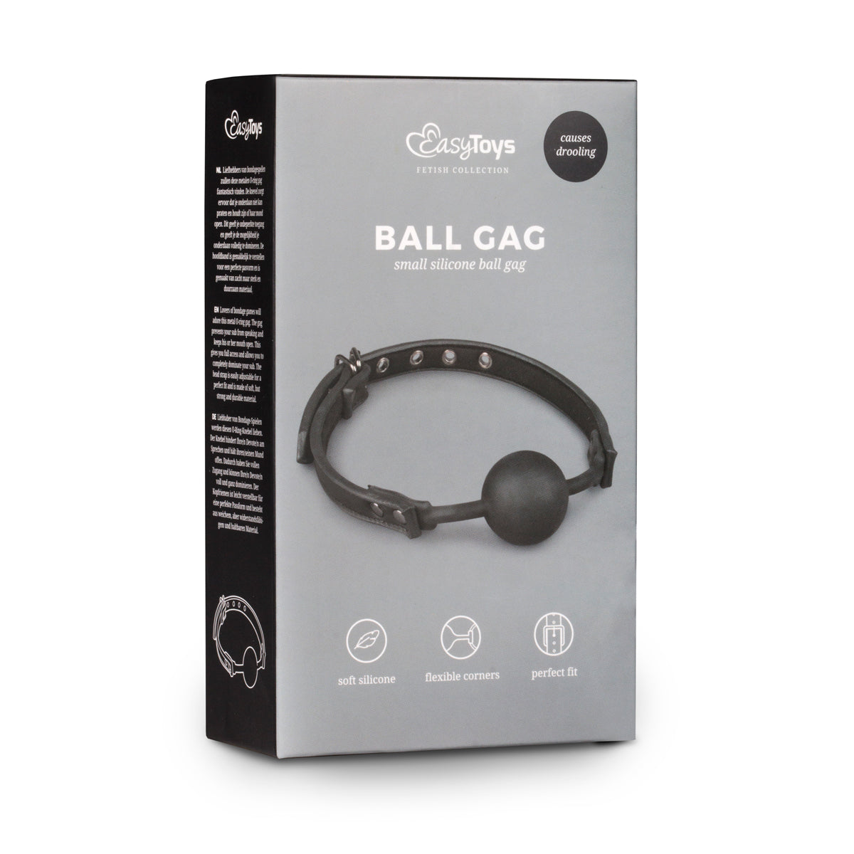 Ball Gag With Silicone Ball - Black