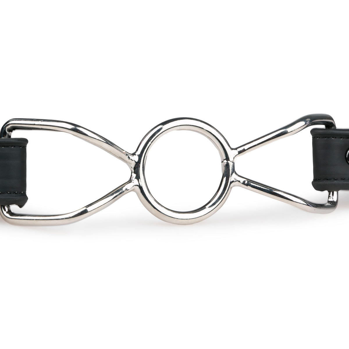 Metal O-Ring Mouth Gag - Black