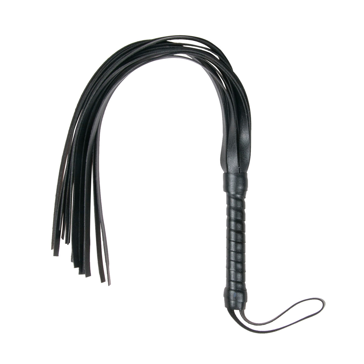 Flogger Whip Leather - Black