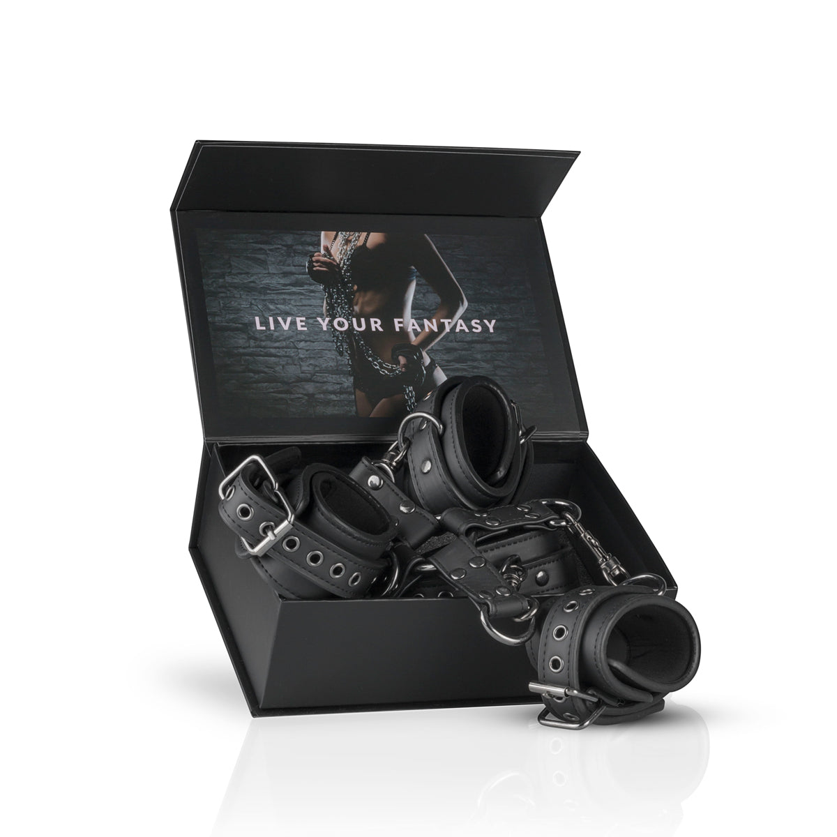 Hogtie With Hand and Ankle Cuffs - Black