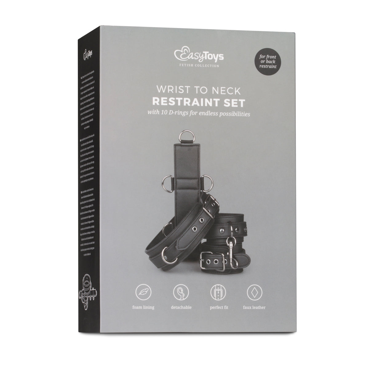 Neck and Wrist Restraint - Black