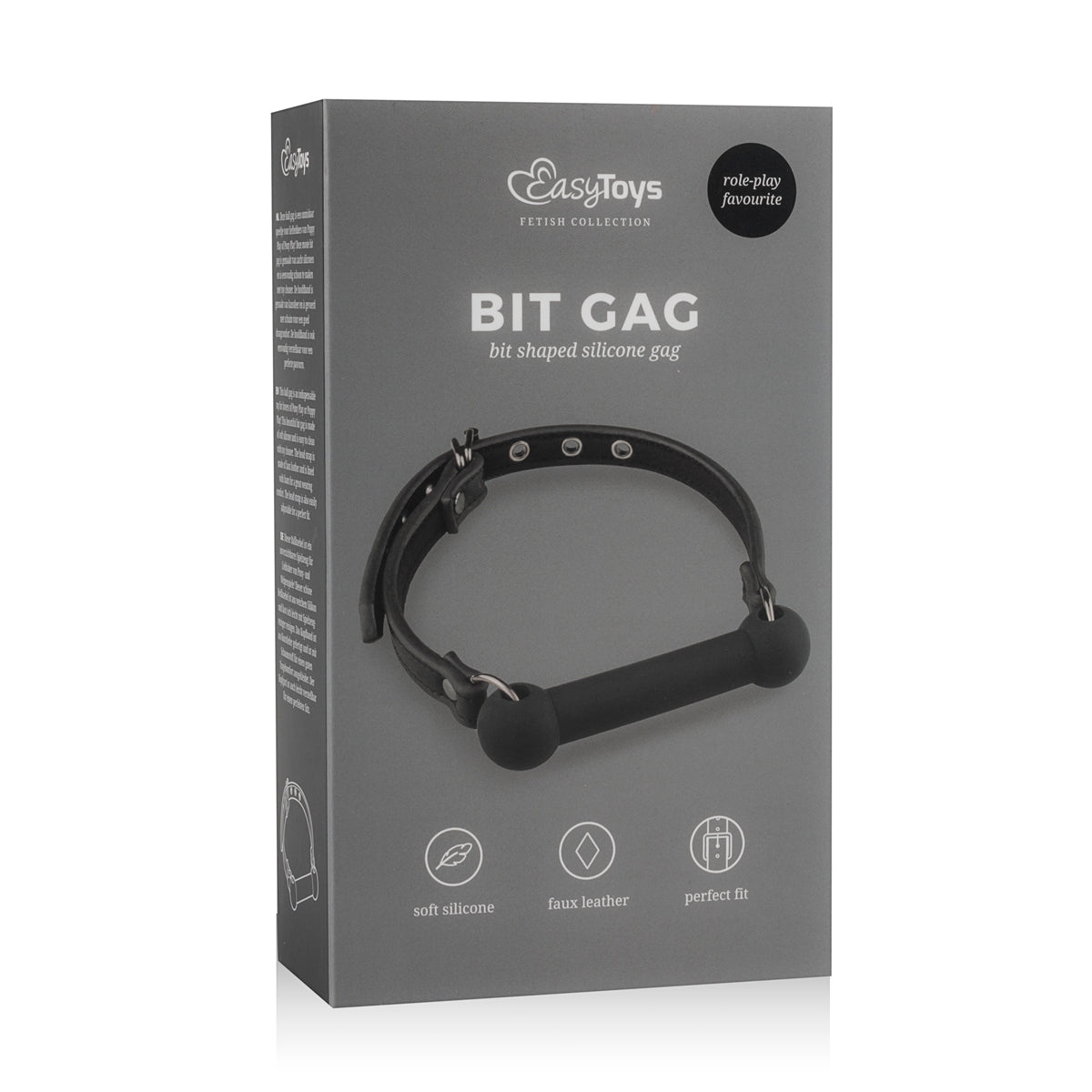 Silicone Bit Gag - Black