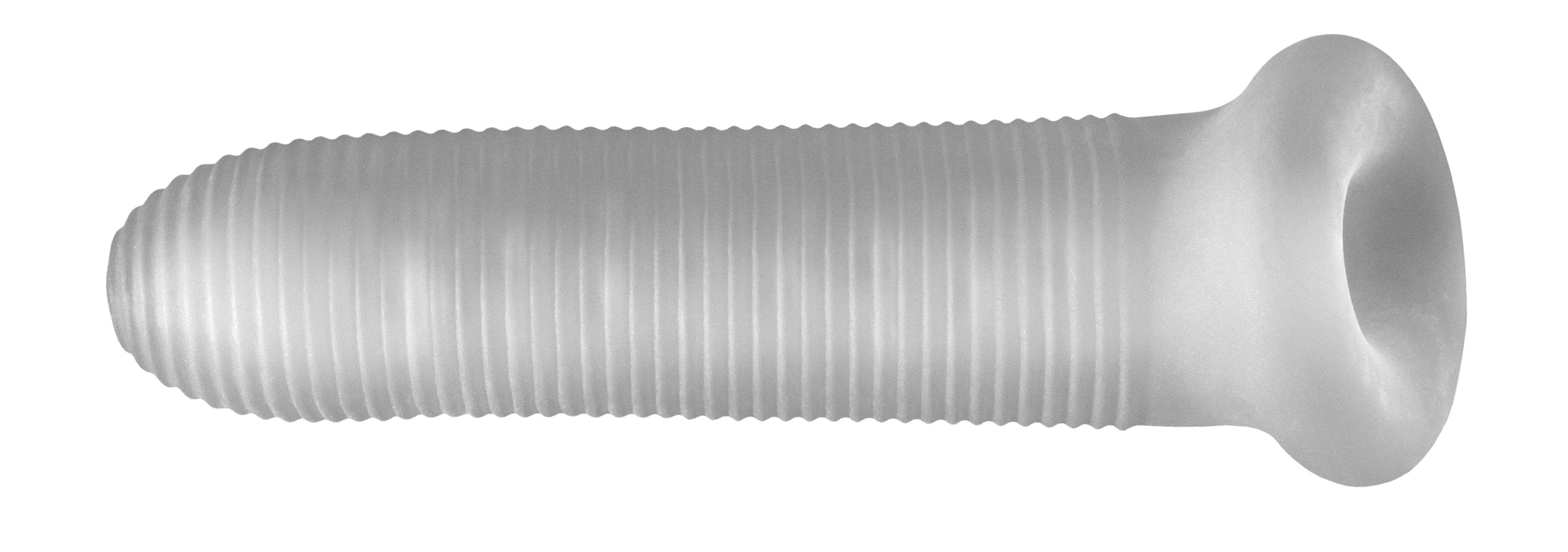 Fat Boy Micro Rib Sheath 6.5in - Clear