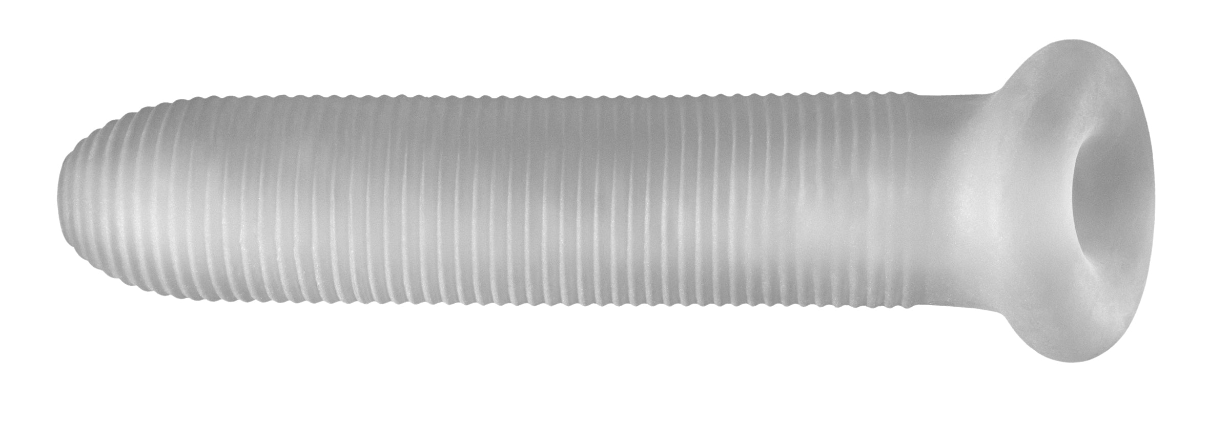 Fat Boy Micro Rib Sheath 7.5in - Clear