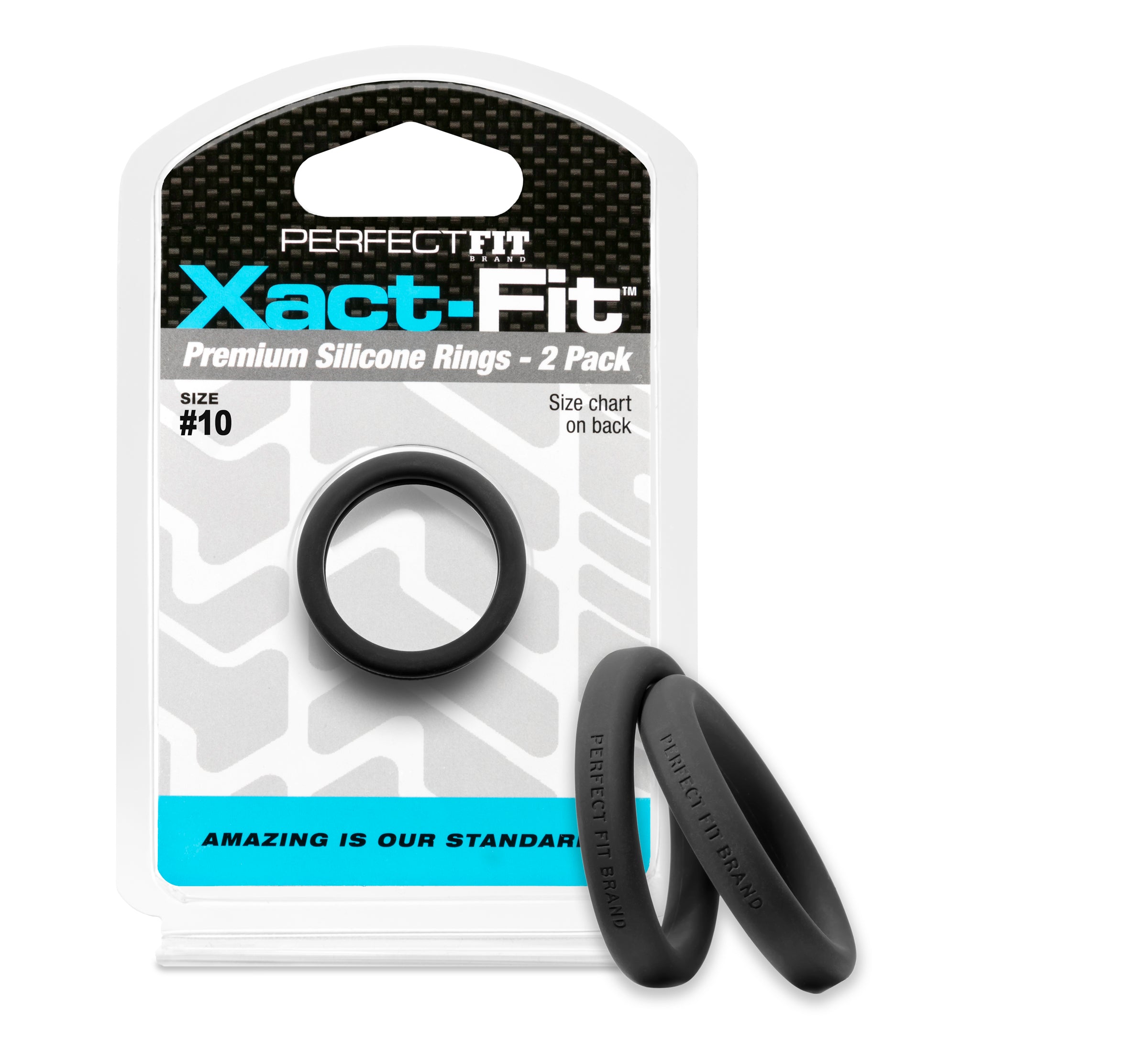 Xact-Fit #10 1in 2 Pk - Black