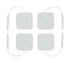 Zeus Electro Pads 4 pk - White