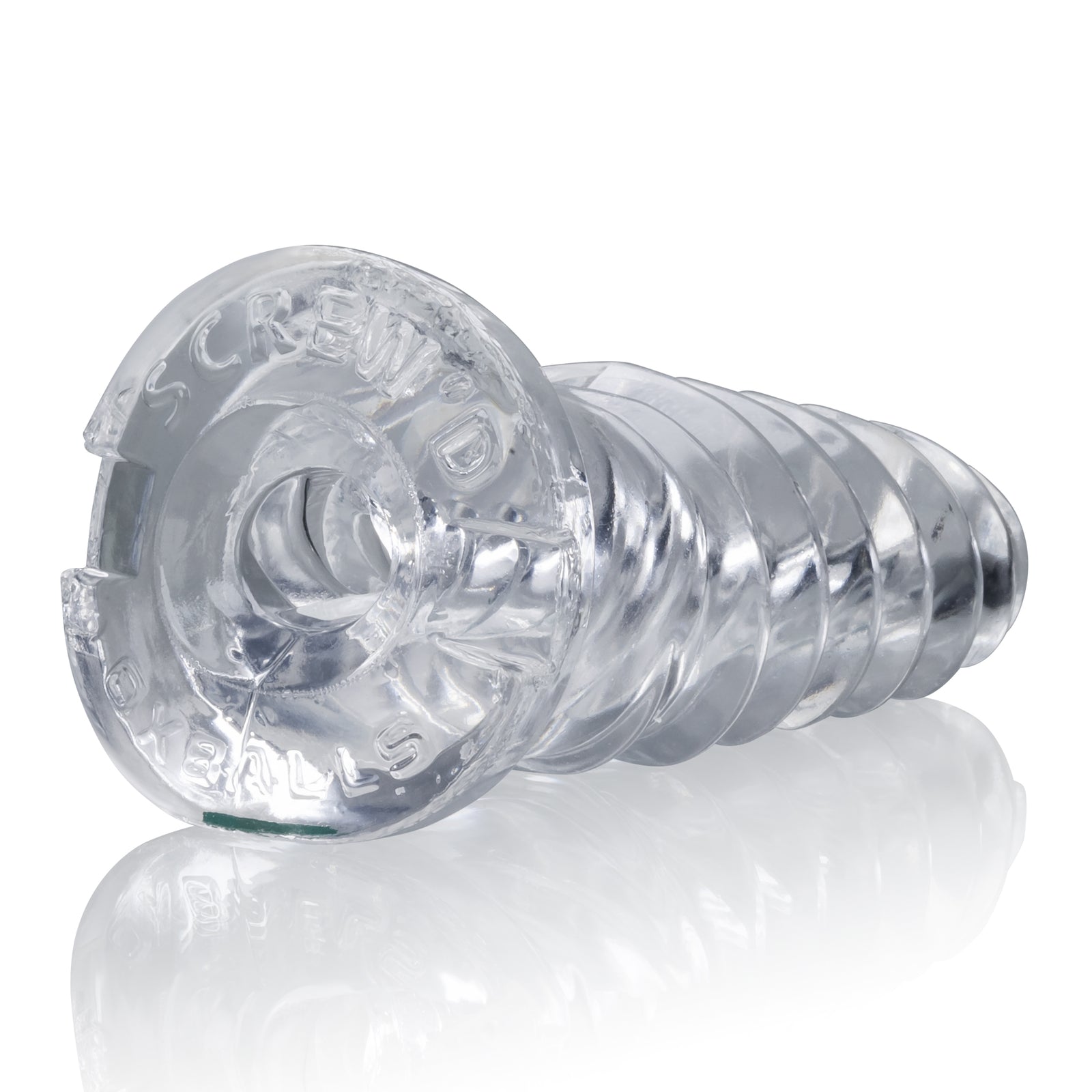 ScrewD Super Squish Corkscrew Jackoff Toy Clear