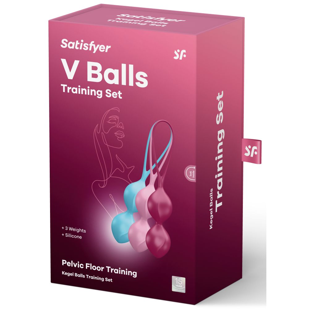 Satisfyer V Balls 3 Pc - Mixed
