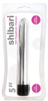 Shibari 10X Pulsations Vibrator 5in Silver - Silver