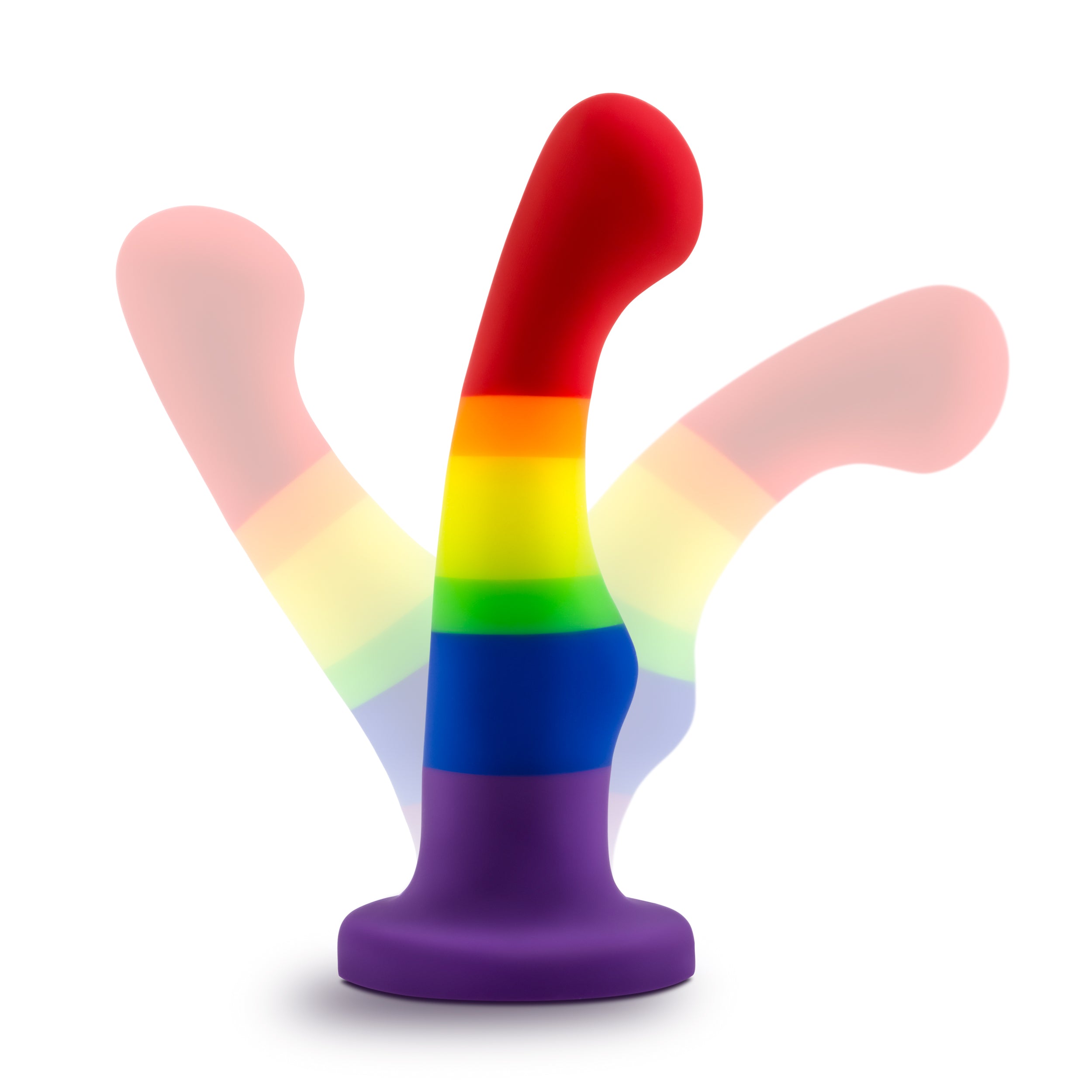 Avant Pride P1 Freedom Silicone Dildo  - Rainbow