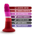 Avant Pride P3 Beauty Silicone Dildo - Red