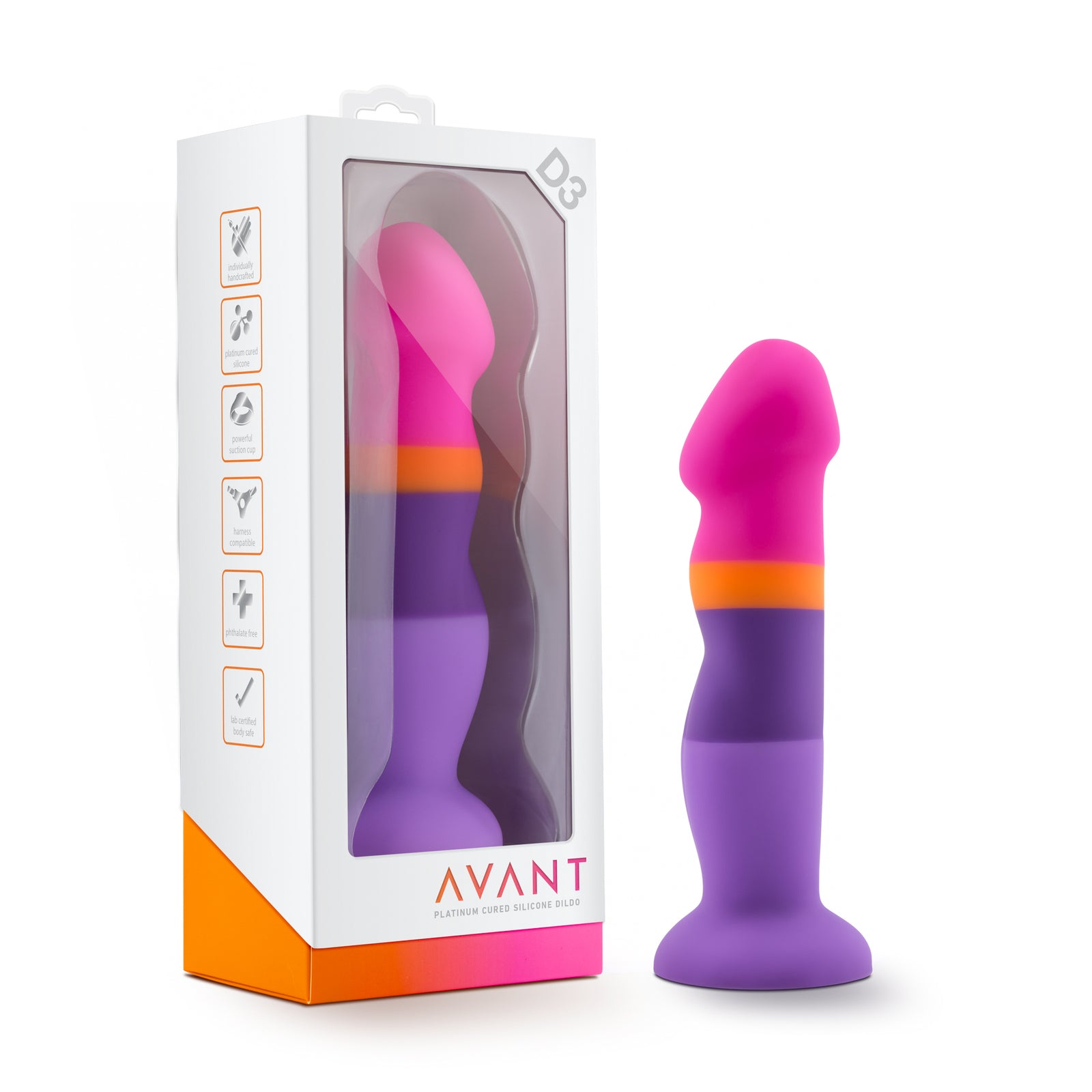 Avant D3 Summer Fling Silicone Dildo - Mixed