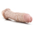 Dr Skin Cock Vibe 8 9.75in Vibrating Cock Beige - Beige