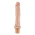 Dr Skin Cock Vibe 8 9.75in Vibrating Cock Beige - Beige