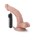 Dr Skin Dr Sean 8in Vibrating Cock with Suction Cup Vanilla - Vanilla