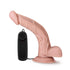 Dr Skin Dr Sean 8in Vibrating Cock with Suction Cup Vanilla - Vanilla