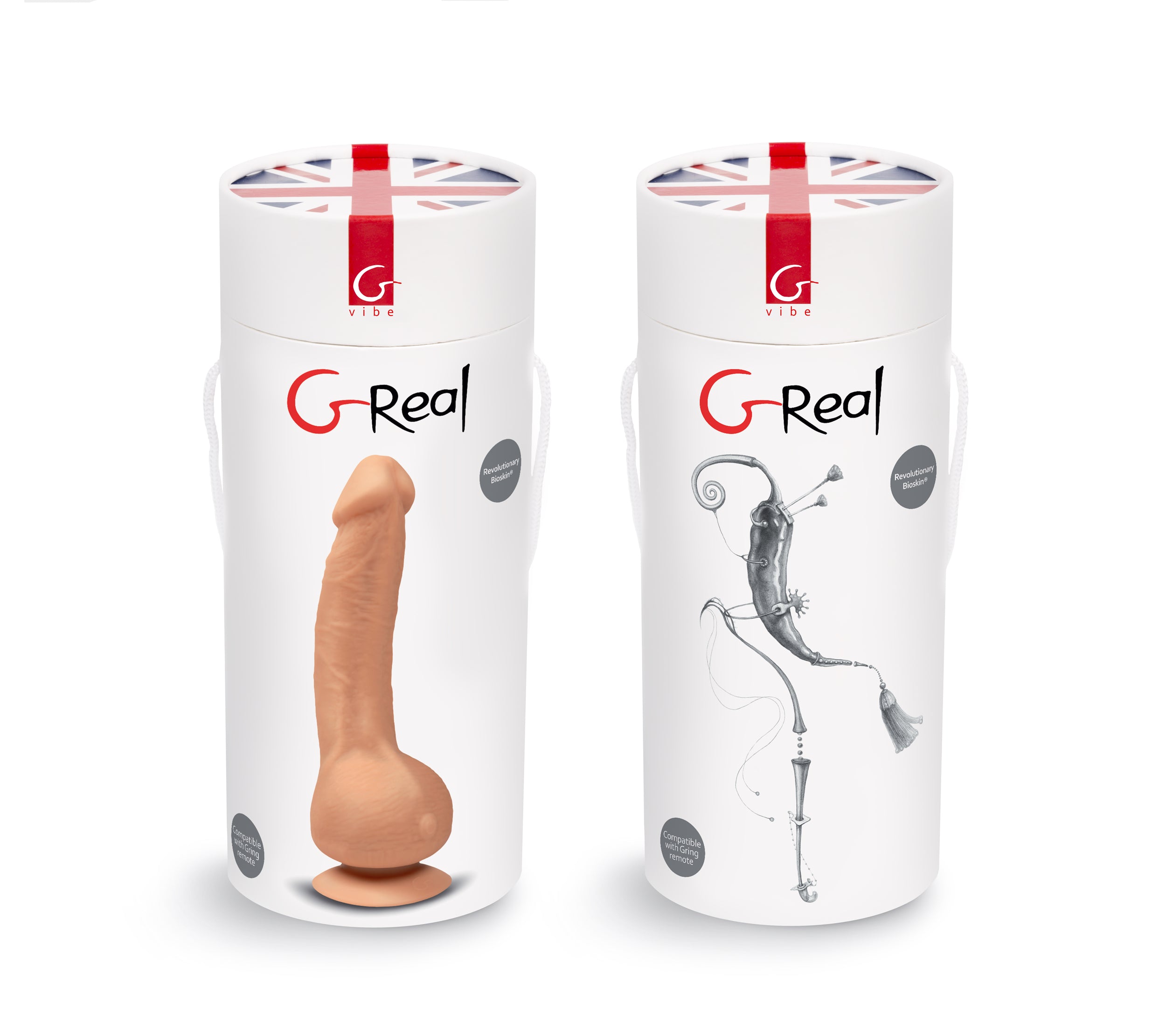 Greal Flesh w Suction Cup - Flesh