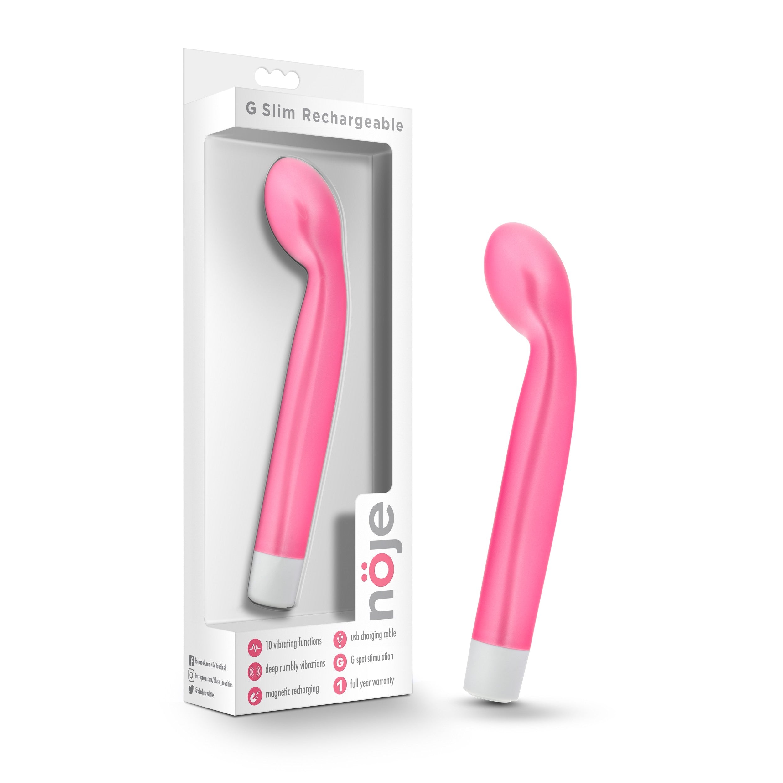 Noje G Slim Rechargeable Rose - Pink