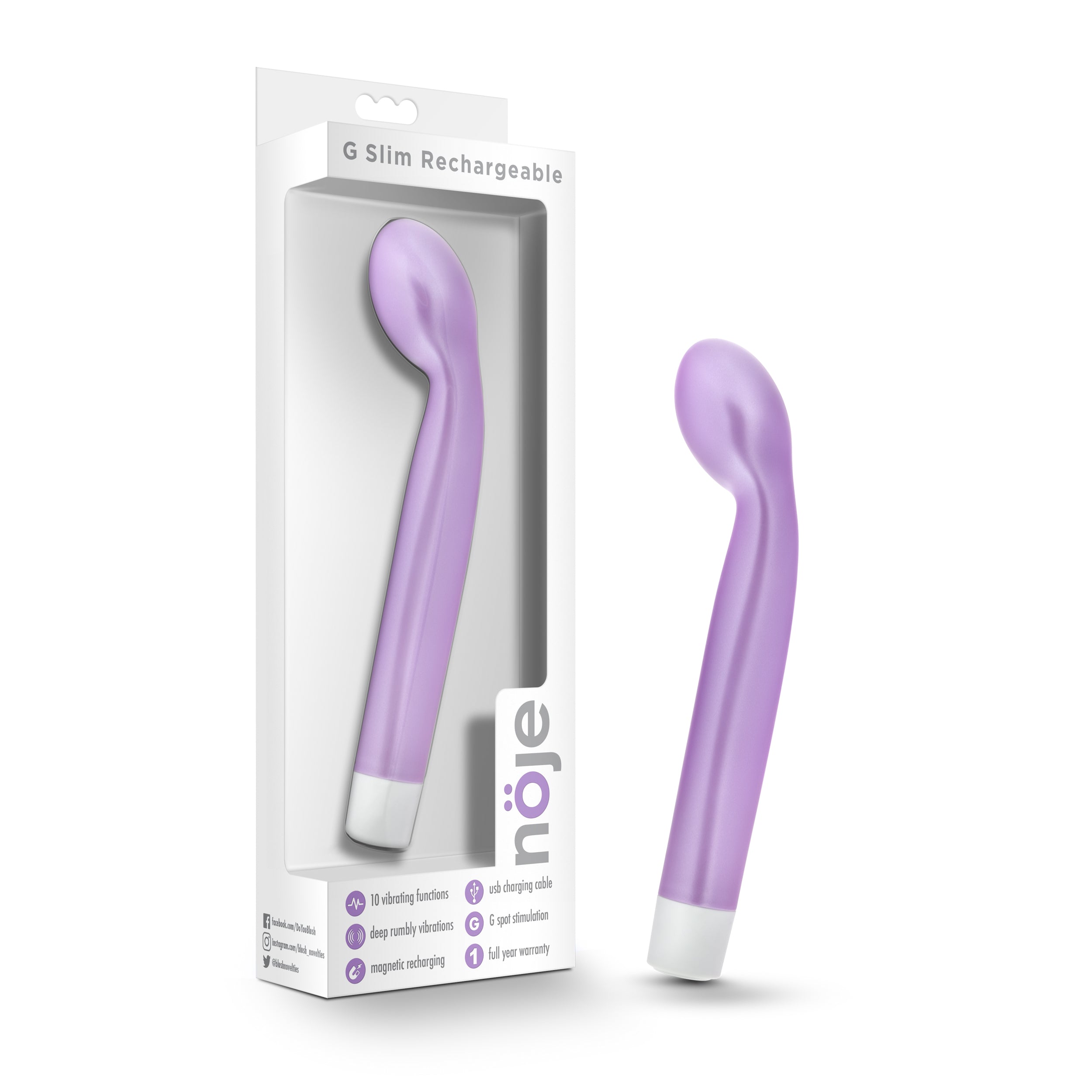 Noje G Slim Rechargeable Wisteria - Purple