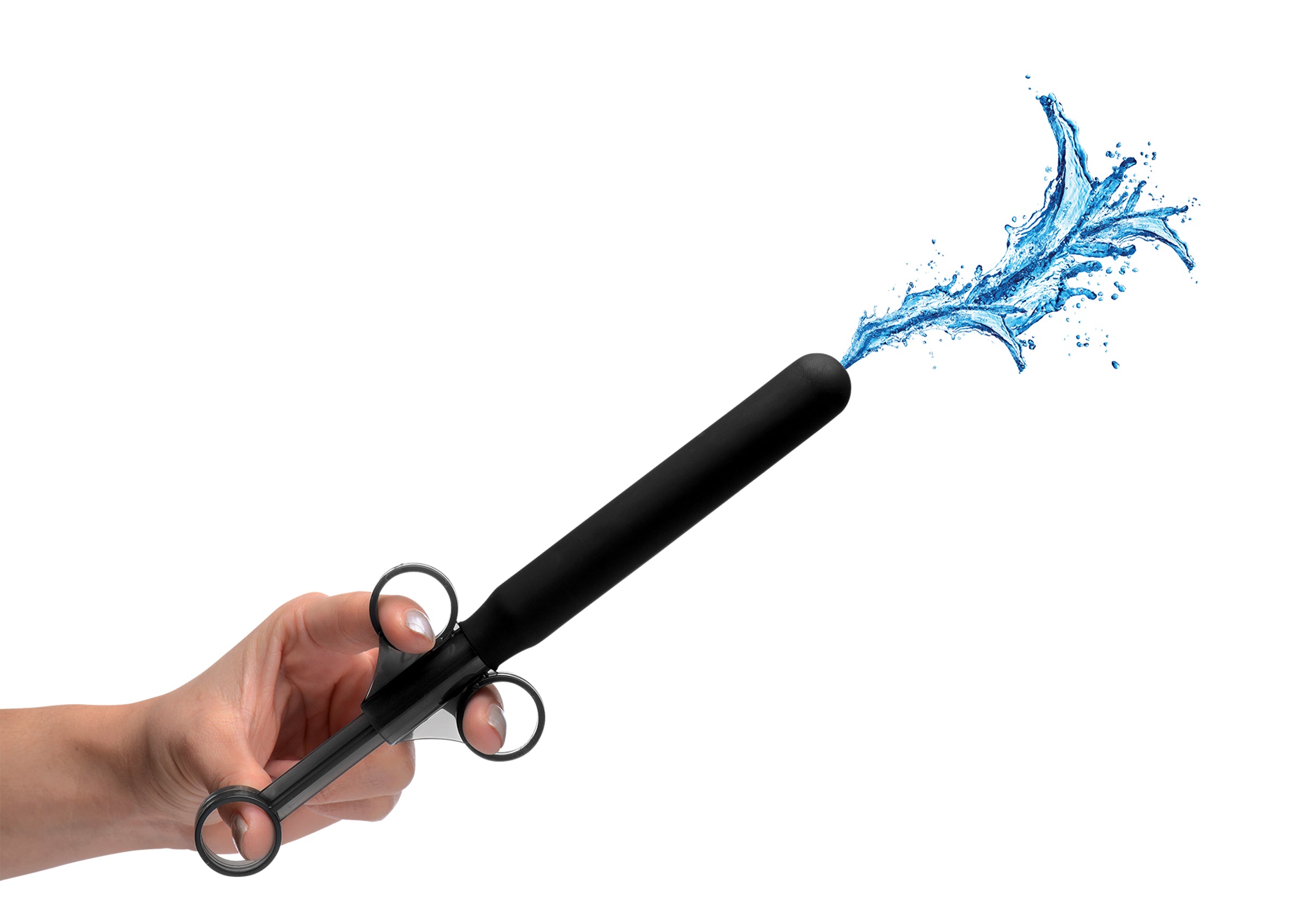 Smooth Silicone Lubricant Launcher - Black