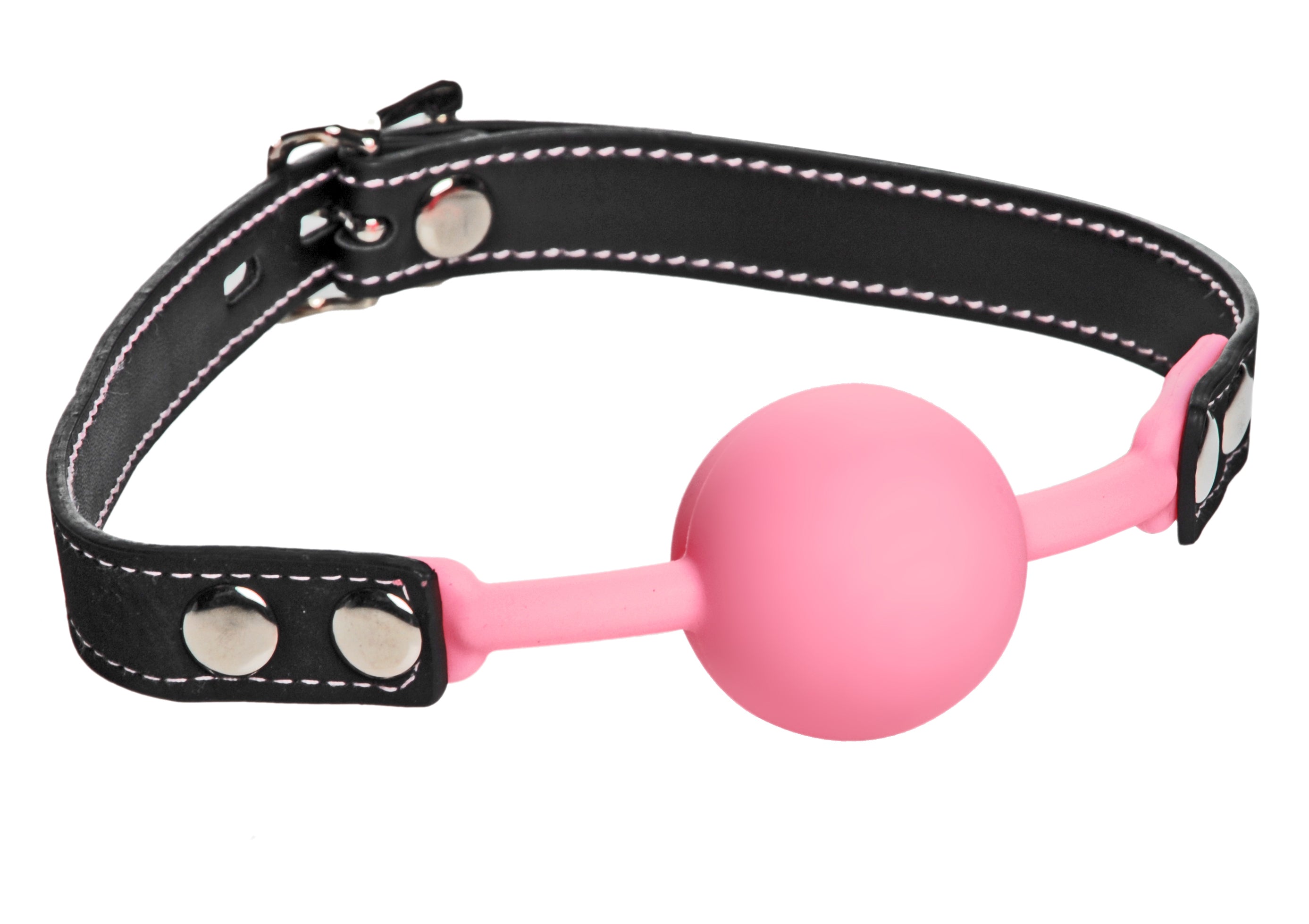 Glow Gag Glow in the Dark Silicone Ball Gag - Pink