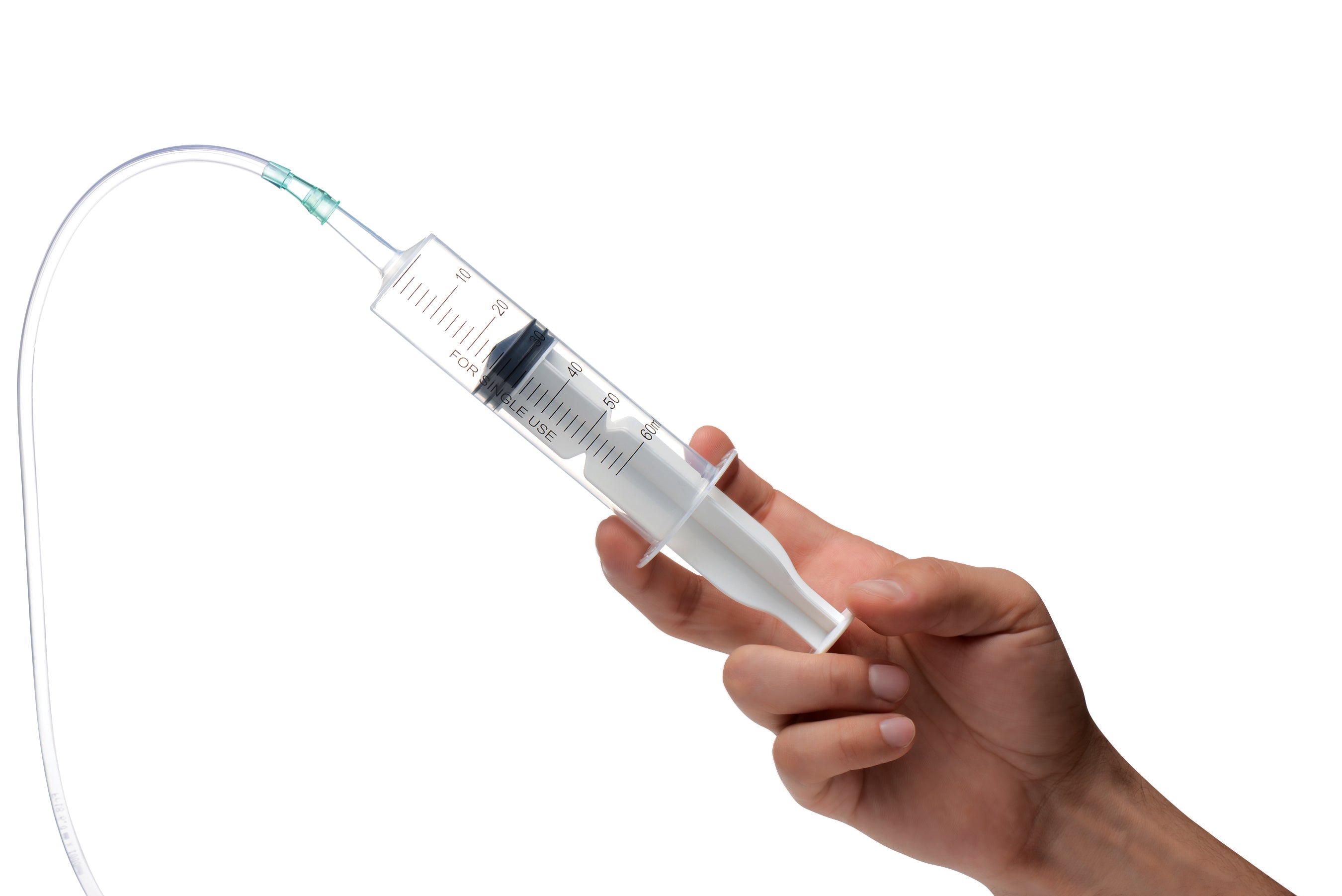 Squirting Dildo 8in with Syringe - Flesh