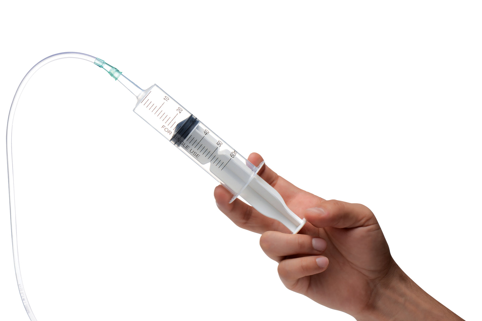 Squirting Dildo 8in with Syringe - Flesh