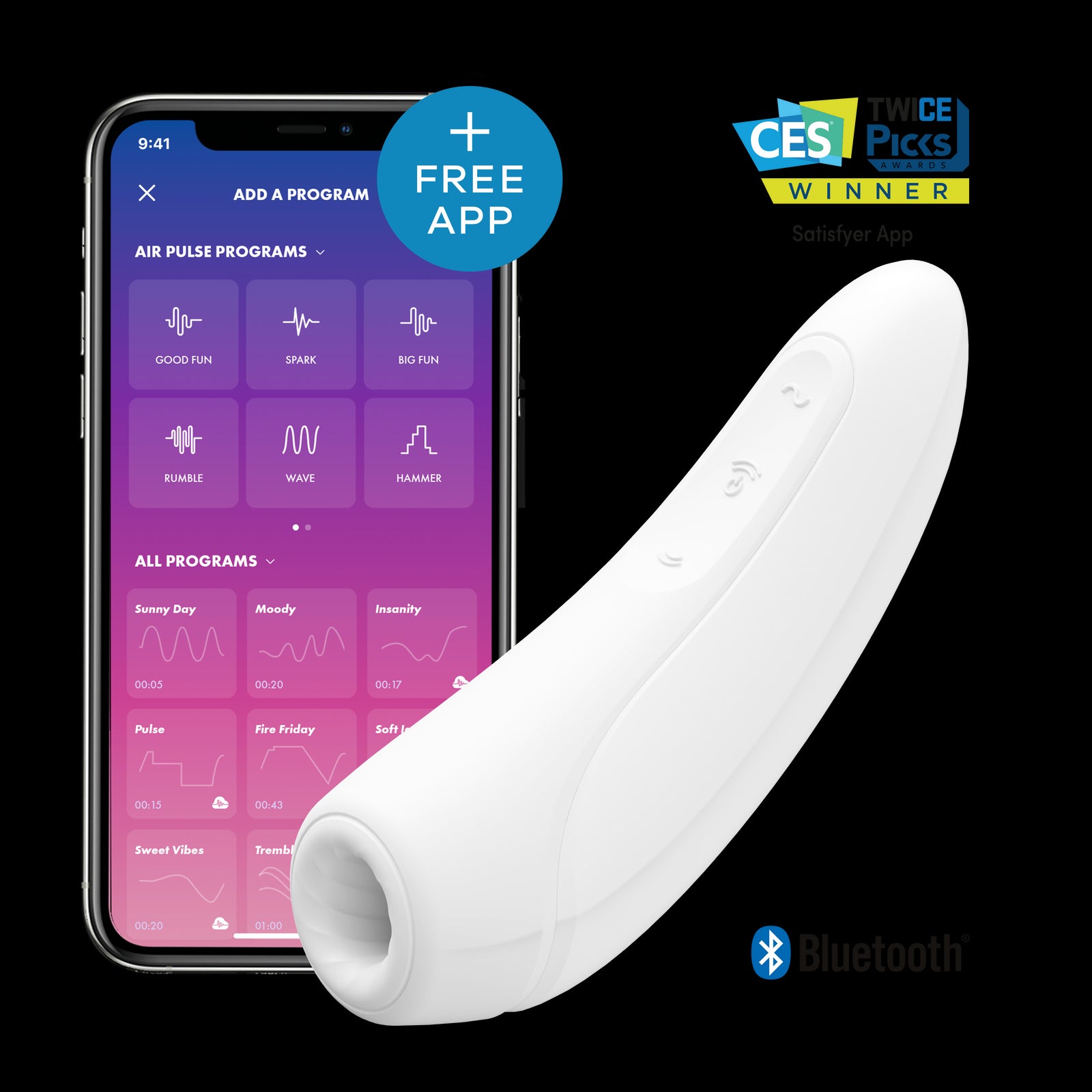 Satisfyer Curvy1+ White 