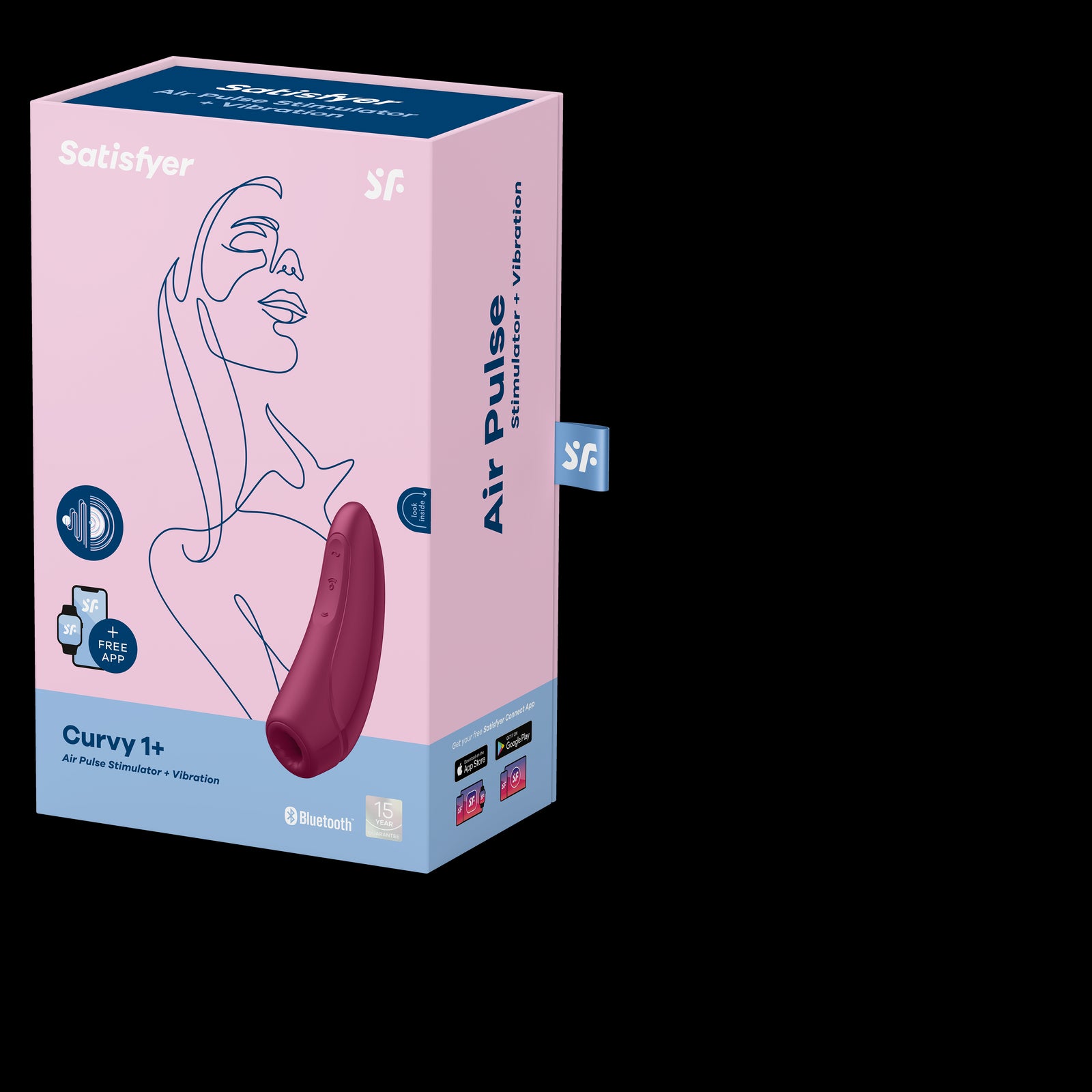 Satisfyer Curvy1+ Rose Red