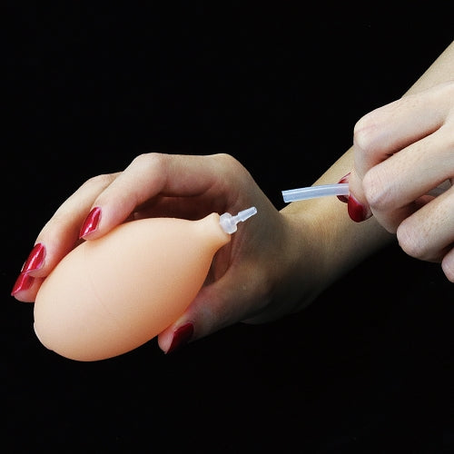 Soft Ejaculation Cock With Ball 8.5in - Flesh