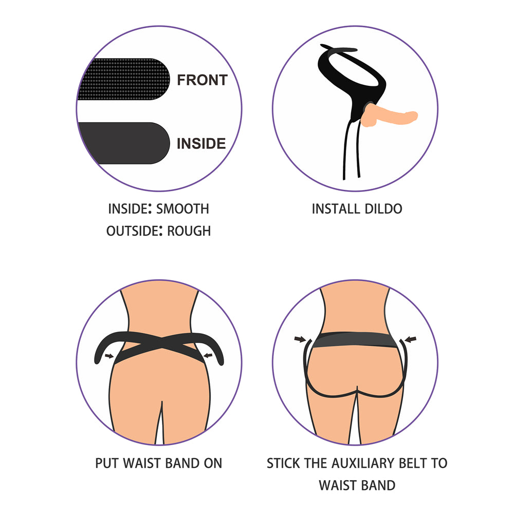 Easy Strap on Harness - Black